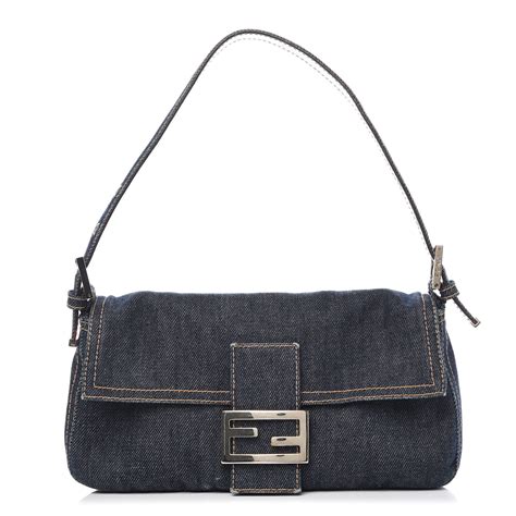 fendi bag denim|fendi vintage baguette.